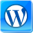 Blue WordPress Icon